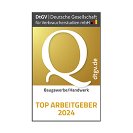 Top Arbeitgeber 2024 im Baugewerbe/ Handwerk, Deutsche Gesellschaft für Verbraucherstudien (DtGV)